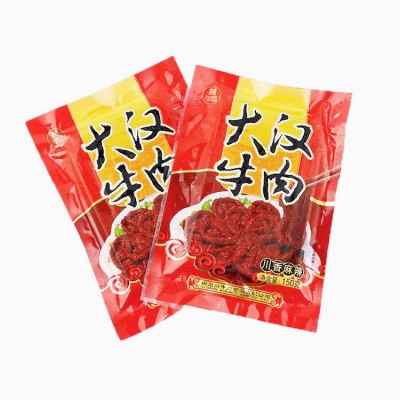 大汉牛肉川香麻辣味1kg/袋装牛肉火锅串串餐饮食材批发冷冻牛肉图5