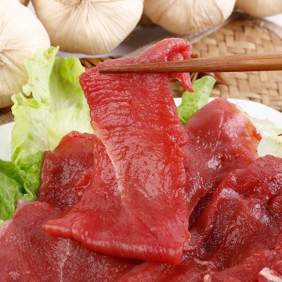 四川风味肉片原味500g烫火锅小炒生鲜冷冻火锅串串食材商家批发图2