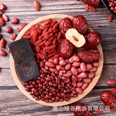 三顷粮五红汤礼盒小包装煲汤材料红豆花生大枣枸杞礼品图4