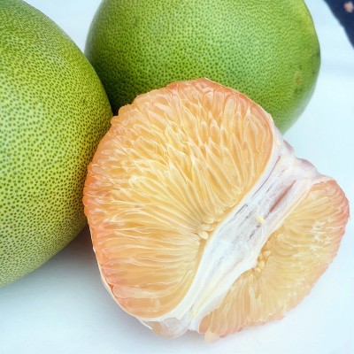 青柚2个安帕瓦白心柚子4斤时令清香水嫩脆甜热带新鲜水果两件起批图2