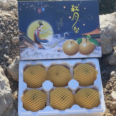 正宗莱阳秋月梨一件代发批发落地配社区团购4.5斤4-6个精选大果两件起批图3