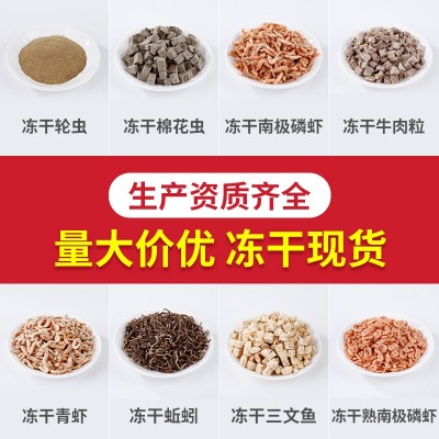 批发冻干面包虫干大麦虫红虾观赏鱼饲料黄粉虫冻干宠物仓鼠粮龟粮两件起批图3