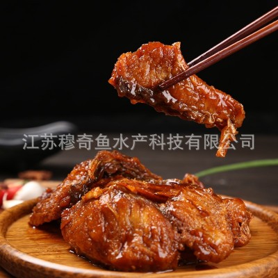江南风味熏鱼爆鱼煎鱼地方小吃零食下酒菜食用农产品两件起批图3