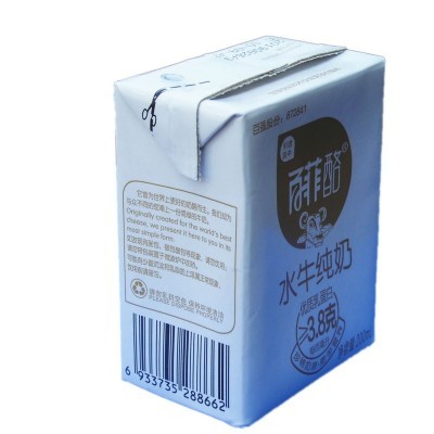 广西百菲酪水牛奶纯奶12盒装 2件起批图5
