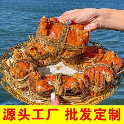 螃蟹 大闸蟹鲜活蟹卡大闸蟹礼券螃蟹卡批发提货卡产地直供两件起批图3