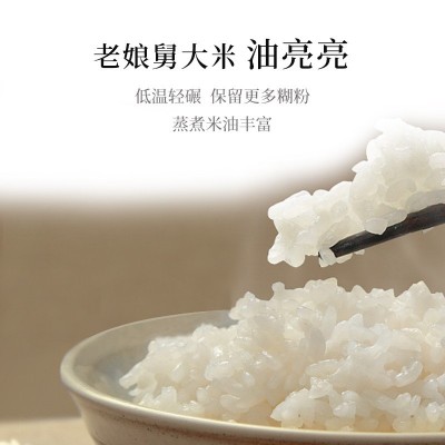 老娘舅 香稻米2.5kg大米批发直批5斤 软糯香甜粳米珍珠米当季新米2斤起批图2