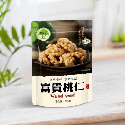 【聚蔬园】去皮香酥核桃仁芝麻海苔味脱皮餐饮酒店冷盘休闲坚果零2件起批图5
