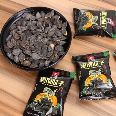 张二嘎黑南瓜子整箱10斤 开口黑金刚熟原味瓜籽炒货零食坚果批发2件起批图2