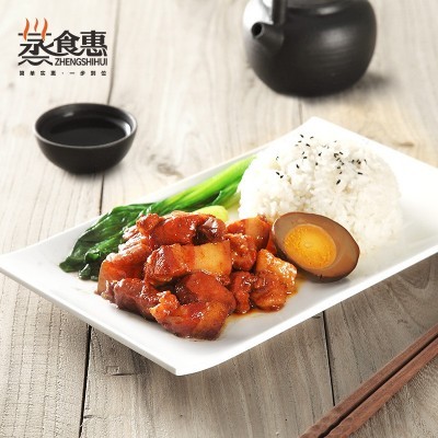 蒸食惠红烧肉 200g料理包快餐外卖酒店火车飞机餐加急即食家商用 5袋起批图3
