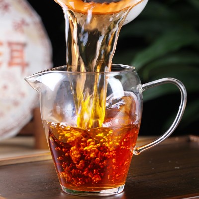 批发 普洱茶 老普洱 勐海干仓七子饼 357g熟茶 2饼起批图3