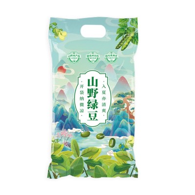 山野源粮绿豆真空装 新鲜农家绿豆 粮油颗粒饱满肉多皮薄500g绿豆图5