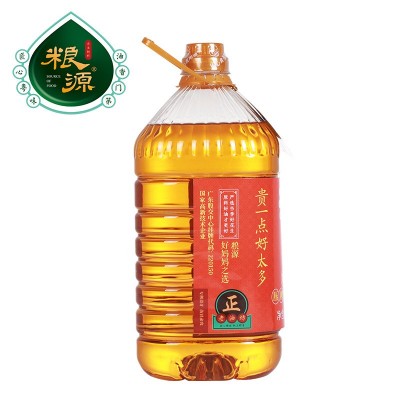 佛山粮源一级特香花生油浓香食用油 一罐大瓶装5升花生油厂家批发 2桶起售图2