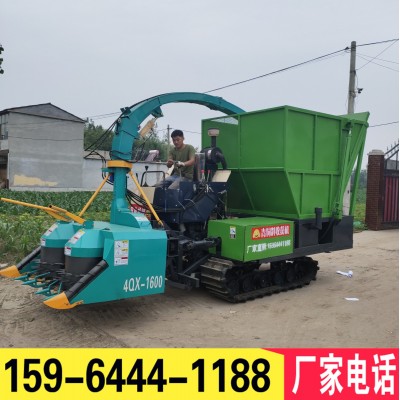 四轮拖拉机带玉米秸秆青储收割机小型履带式地滚刀青储机图2
