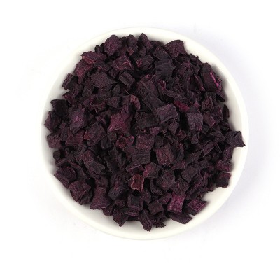 纯真紫薯丁 厂家直销食品级代餐粥冻干紫薯干散装脱水烘干紫薯粒图5