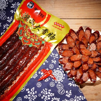 湖南烟熏腊味香肠湘阿妹600克湘西大香肠农家腊肠批发 2袋图2