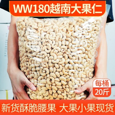 越南腰果进口大量批发整箱生腰果仁特产白果原味W180炒货散装干果图5