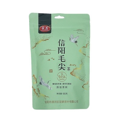 信阳毛尖茶100g便利袋装茶绿茶红茶茉莉花茶超市预包装茶叶批发图3