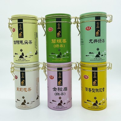 批发超市罐装茶叶绿茶信阳毛尖茶铁观音茉莉花茶碧螺春金骏眉红茶图4