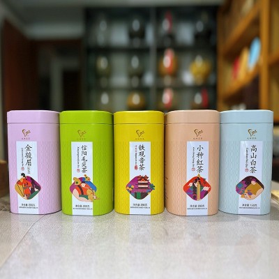 双碑茶业信阳毛尖200g罐装茶碧螺春大红袍商超茶叶口粮茶厂家批发图4