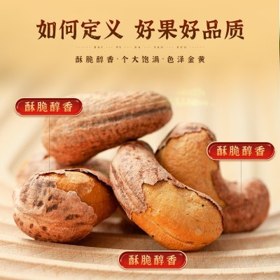 越南腰果紫皮腰果500g罐装坚果干果零食盐焗带皮越南紫衣果仁批发图4