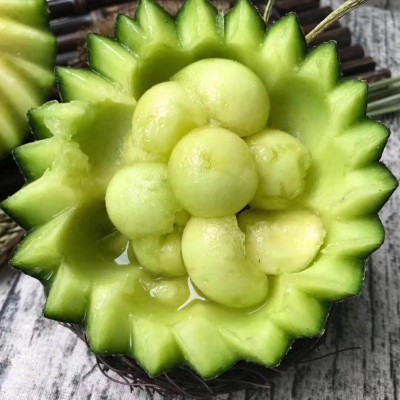海南网纹蜜瓜新鲜水果玫珑哈密瓜当季整箱玲珑静冈冰淇淋奶香甜瓜图2