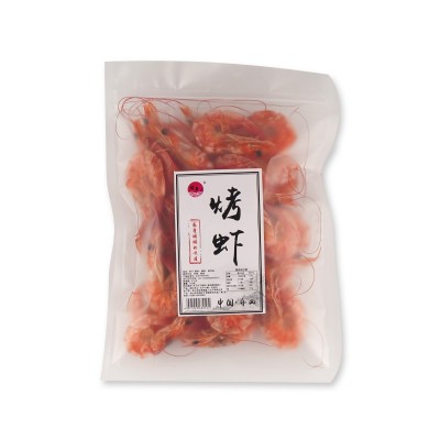 舟山东海海鲜烤虾干对虾干炭烤虾干9成干批发代发即食零食80g/袋图5