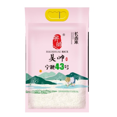 昊帅宁粳43号大米10kg长粒香大米 一年一季宁夏大米颗粒饱满20斤图4