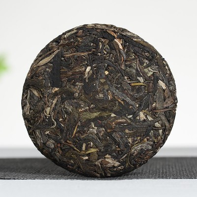 批发云南普洱茶 普洱茶生茶小饼 古树茶叶 冰岛普洱100克 茶饼图2