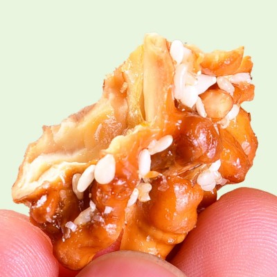 工厂定制蜂蜜芝麻琥珀核桃仁116g香酥核桃直播货源批发休闲小零食图2