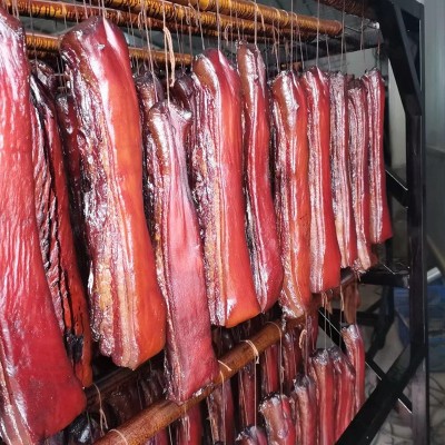 四川烟熏前五花腊肉1斤农家自制川味柴火非湖南湖北贵州厂家批发图3