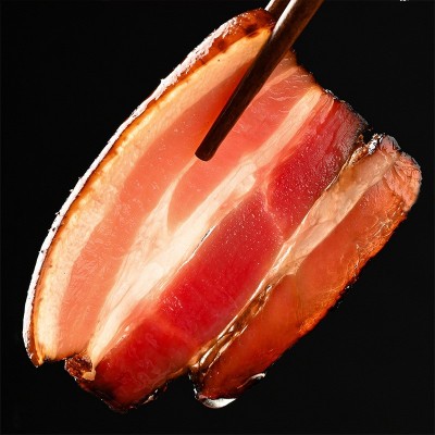 正宗火窑烤制腊肉五花肉泸州特产古蔺农家新鲜土猪肉腌肉腌制500g图2