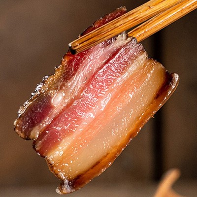 四川古蔺烟熏五花腊肉农家土猪自制柴火烟熏香肠火腿腊肠腊味批发图2