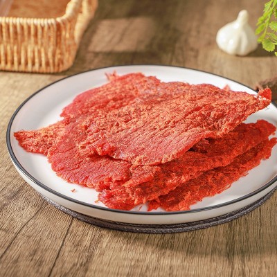 闽南特产原味100g猪肉干开袋即食猪肉片野餐下午茶食品厂家直销图4