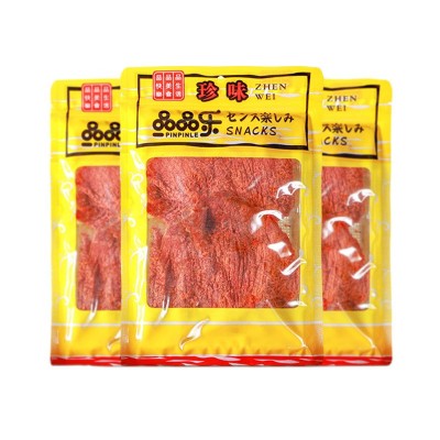 闽南特产原味100g猪肉干开袋即食猪肉片野餐下午茶食品厂家直销图5