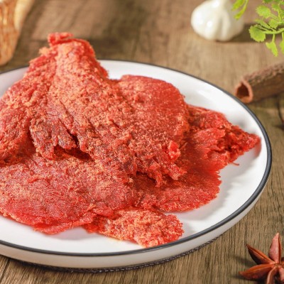 闽南特产原味100g猪肉干开袋即食猪肉片野餐下午茶食品厂家直销图2