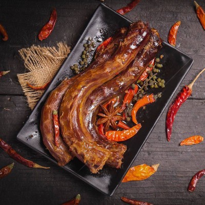 休闲肉类小零食烤脖香辣烤脖真空独立小包装48g/袋批发一件代发图3