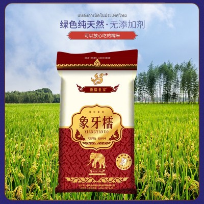 新长糯米 25kg优质象牙糯江米 包粽子煮粥酿酒原料 五谷杂粮图2