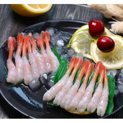 北极甜虾 加拿大北极甜虾 无壳即食日料 厂家发货图2