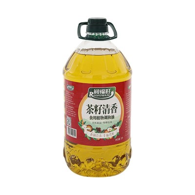 5升压榨食用植物调和油 茶籽清香食用调和油小瓶食用油批发图5