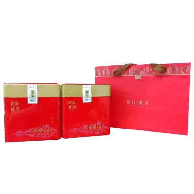 霍山黄芽礼盒天然饮品早春鲜嫩送客户朋友亲人茶园生产向阳生长图5