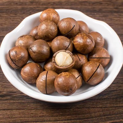 代发夏威夷果奶油味250g 年货零食礼品坚果批发手剥带壳夏威夷果图2