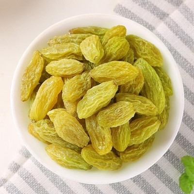 新疆特产绿香妃葡萄干批发代发500g 新货吐鲁番无核绿提子葡萄干图2