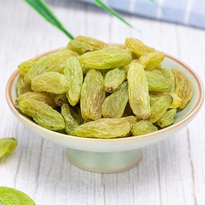 新疆特产绿香妃葡萄干批发代发500g 新货吐鲁番无核绿提子葡萄干图4