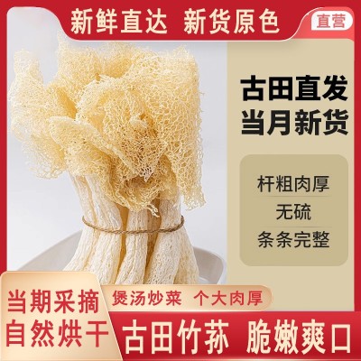 福建竹荪干货野生特级菌菇新鲜竹笙无硫短裙煲汤食材 竹生菌 厂家图2