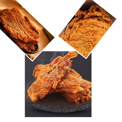 鸡肉干1斤/ 100克 牛肉风味 肉类袋装零食 另外有散装散称批发图2