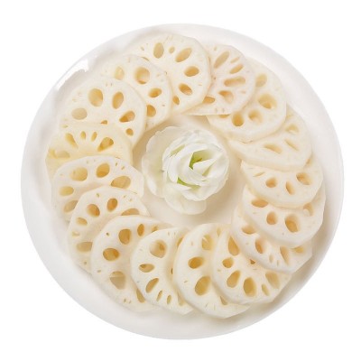 厂家批发新鲜藕片1.5kg去皮凉菜卤菜餐饮炒菜火锅食材清水莲藕片图4