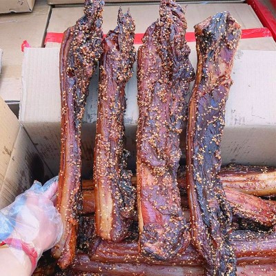 厂家批发农家烟熏咸肉五花肉风干腊肉食品团购地摊跑江湖源头货源图2