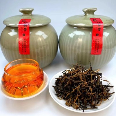 半曲滇红传统工艺精心制作醇香红茶耐泡度高蜜香薯香半曲红茶批发图3