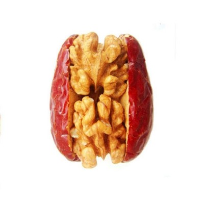 新疆特产枣夹核桃批发代发250g 独立便携和田抱抱果大枣夹核桃仁图4