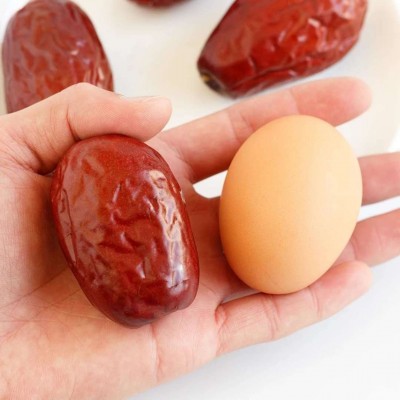 新疆特产和田大枣大量批发代发500g 骏枣煮粥玉枣火锅零食大红枣图2